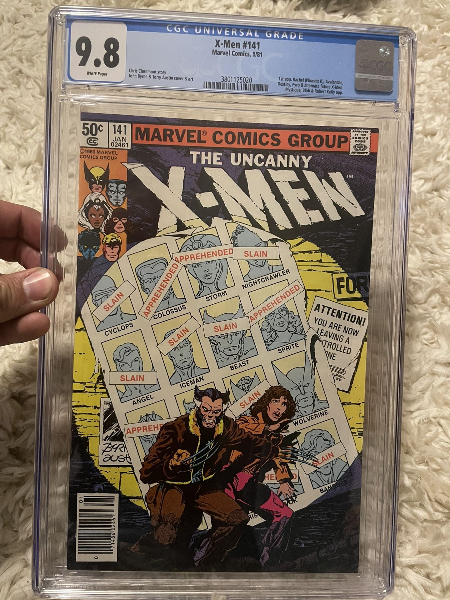 X-Men 141 CGC 9.8 Newsstand
