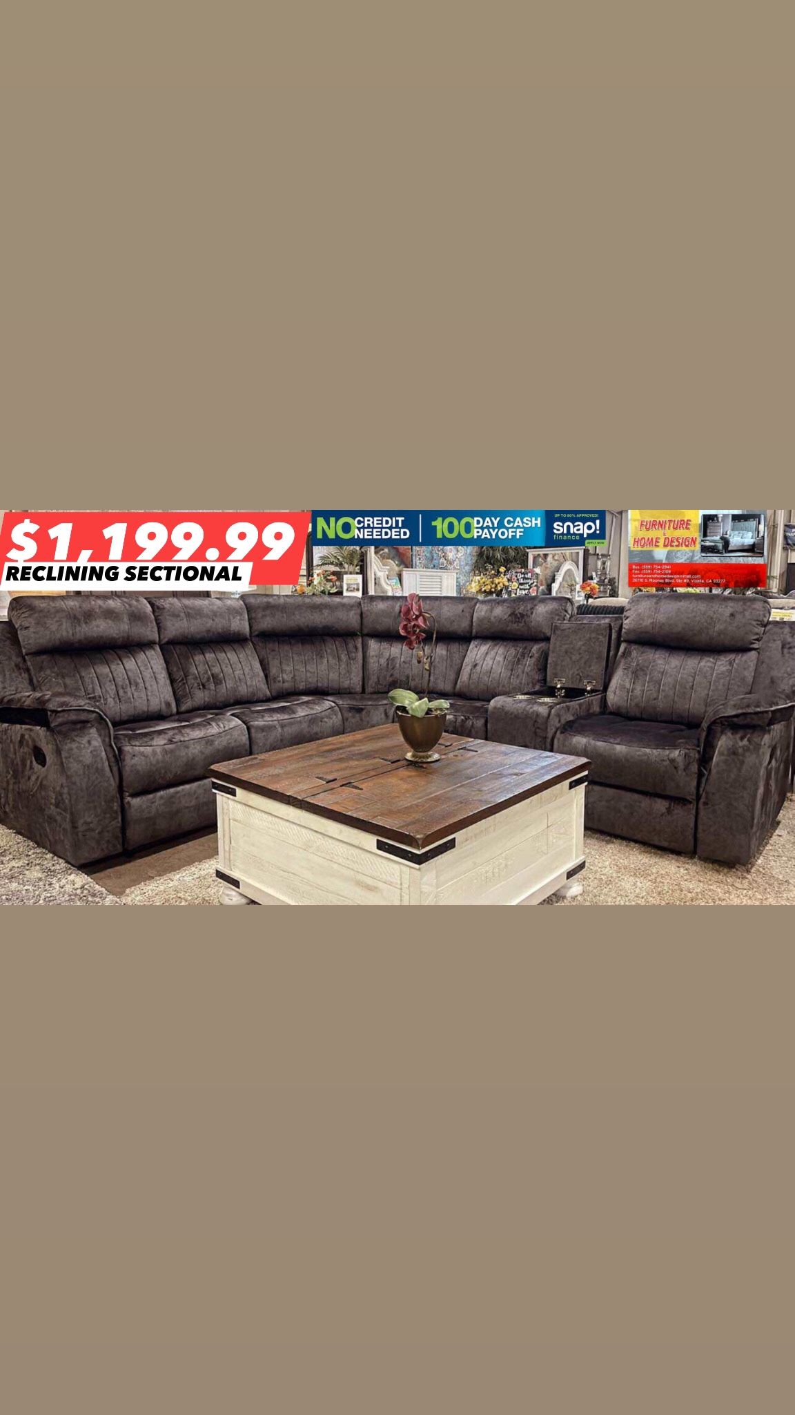 Reclining Sectional