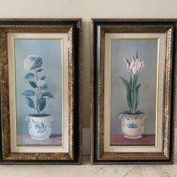 Framed Oil Prints - Flowers