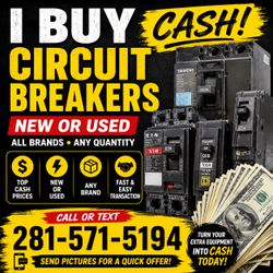 I buy new and used breakers