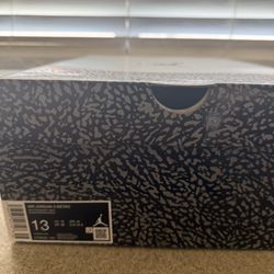 Air Jordan 3 White/midnight Navy Size 13