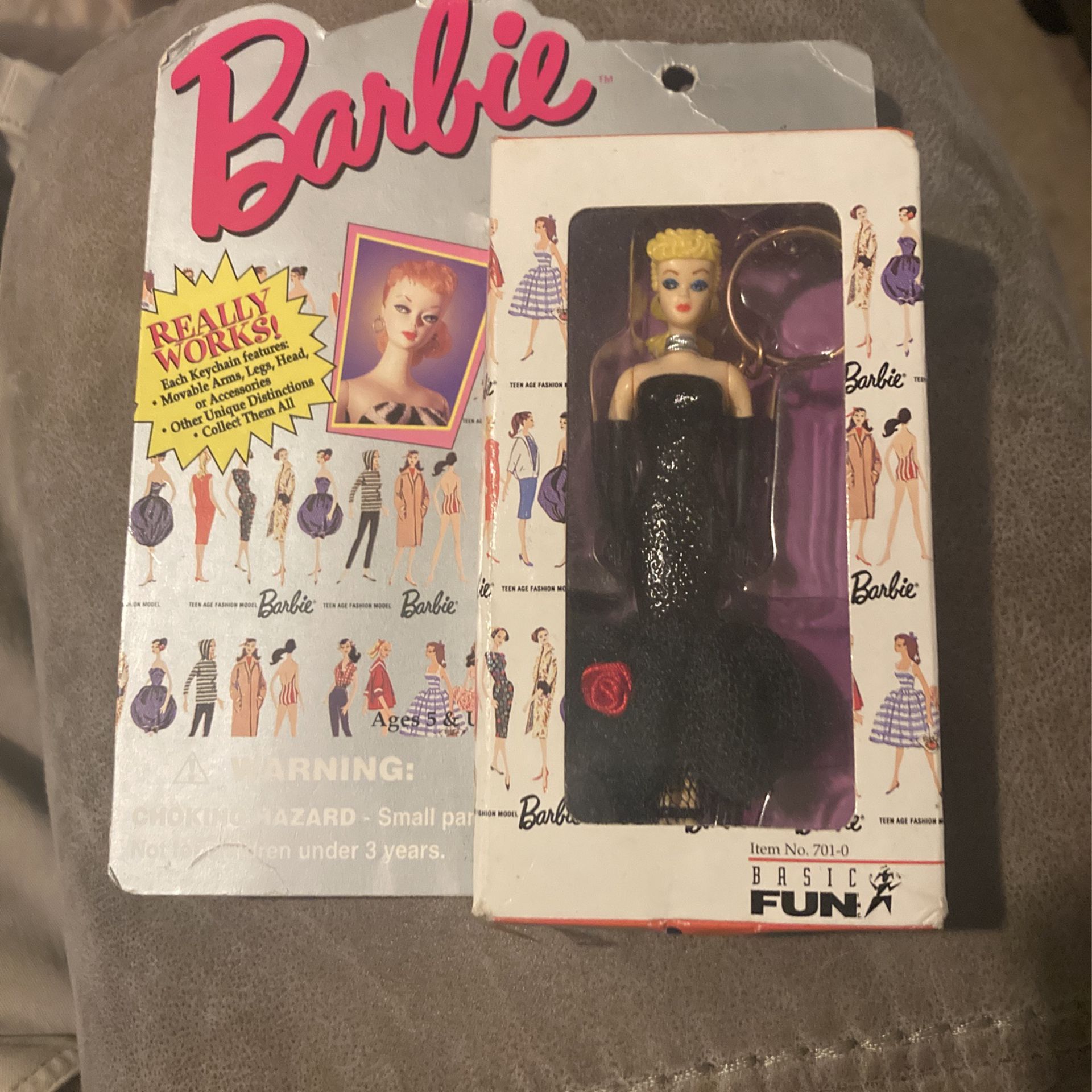 Solo in the Spotlight Barbie doll keychain