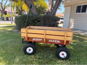Radio Flyer All-Terrain steel and wood wagon
