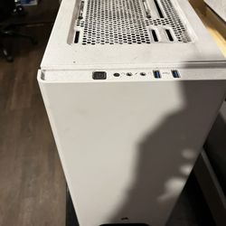 PC Case With Mobo And Water CPU Cooler
