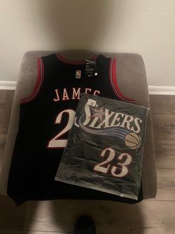 LBJ 76ers jerseys
