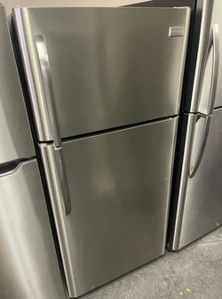 Frigidaire Top Freezer Refrigerator Stainless Steel