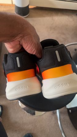 adidas Originals Ozelia Low Top Lace-Up Breathable Sneakers Orange/Black   Size 10