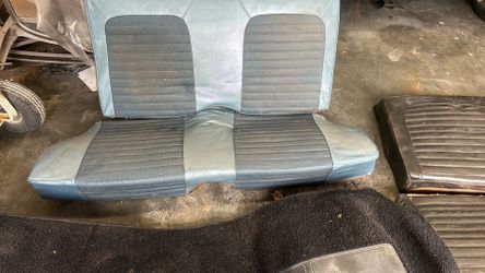 1967 Or 68 Mustang Backseat With Carpet