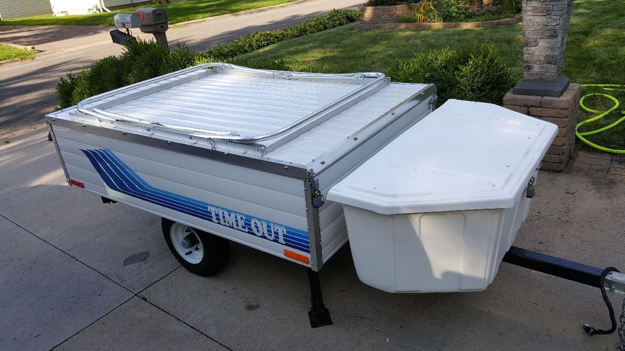 Time out motorcycle top camper for sale
