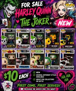 Harley Quinn and joker POPS