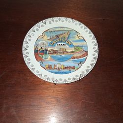 Vintage Galveston  Texas Collector's Plate 