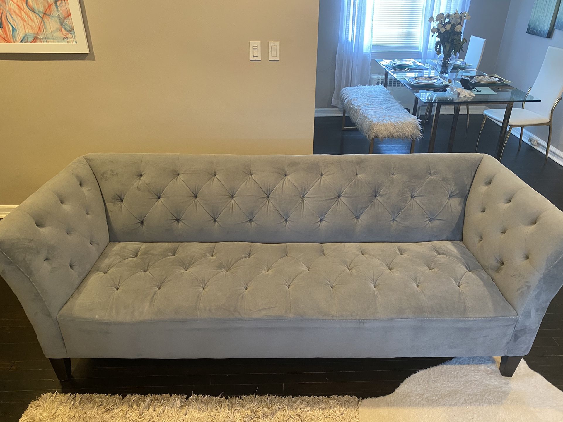 Arielle Tufted Fabric Sofa