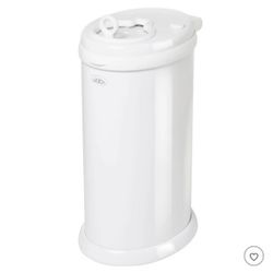 Ubbi Stainless Steel Diaper Pail - White