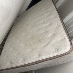 Queen mattress with box spring