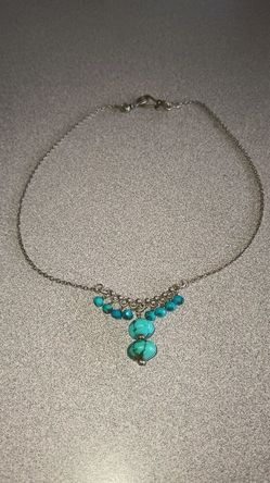 Silver Turquoise Necklace