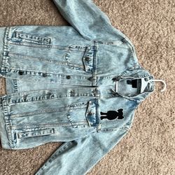 Kaws Painted Denim Jacket 