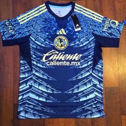 Soccer America america 🦅🦅las home and away local visitante aguilas New Jersey  2025-  2026 fan version  player version small to 4xl tricampeon futbo