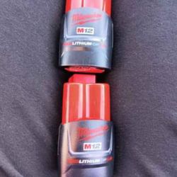 Milwaukee M12 Lithium Batteries