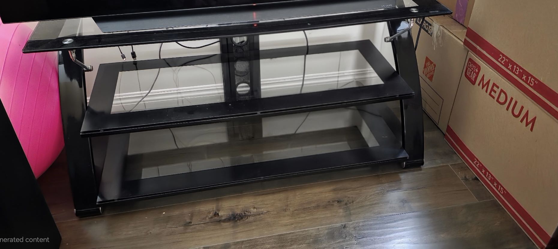 TV Stand Glass
