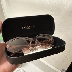 Pink Coach Sunglasses