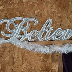Christmas Believe Sign