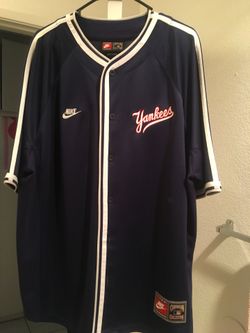 Men Nike Cooperstown Yankee Reggie Jackson jersey size L