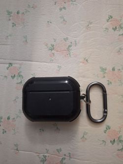 Black AirPods Pro Protective Case with Carabiner