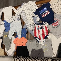 Ropa De Bebé 0-3 Meses Niño 70 Piezas 