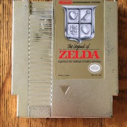 ORIGINAL NES LEGEND OF ZELDA GOLD GAME
