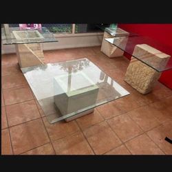 4 vintage stone tables! $150 delivery 🚚 available 