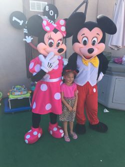 Mickey and minnie