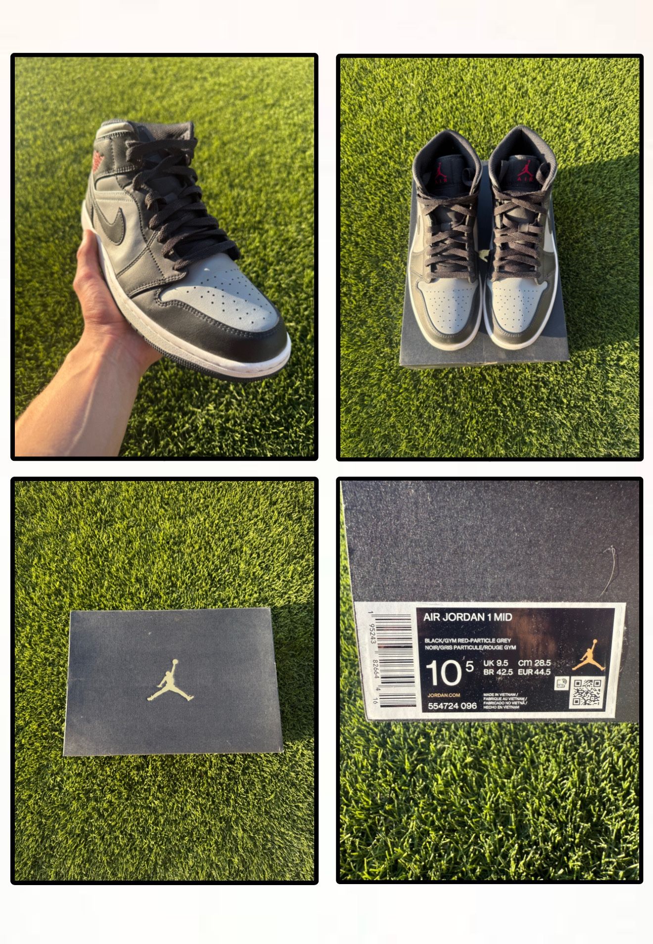 Air Jordan 1 Mid 'Shadow'