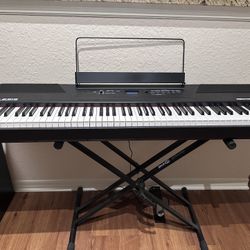 Electric Keyboard, Stand, & Peddle 