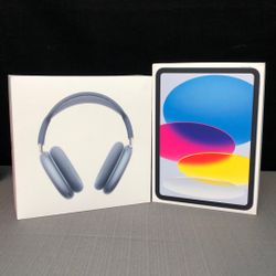 iPad A16 Wi-Fi 128gb With AirPods Max All New And Sealed