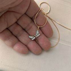 14k gold plated necklace