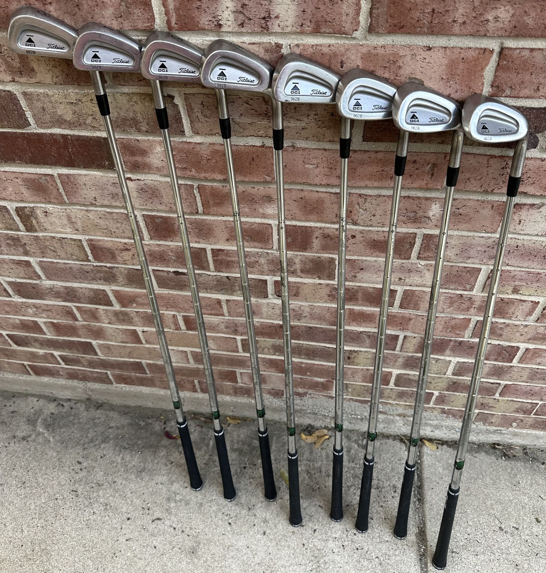 Titleist 962b DCI Irons, 3-PW 8 Irons Total. VERY RARE