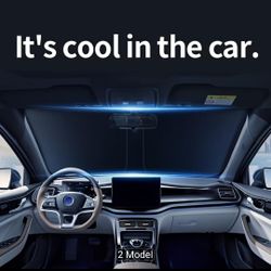 New Blackout Car Sun Visor - Heat Insulating & UV Blocking - Fits Most Models