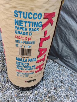 Stucco netting