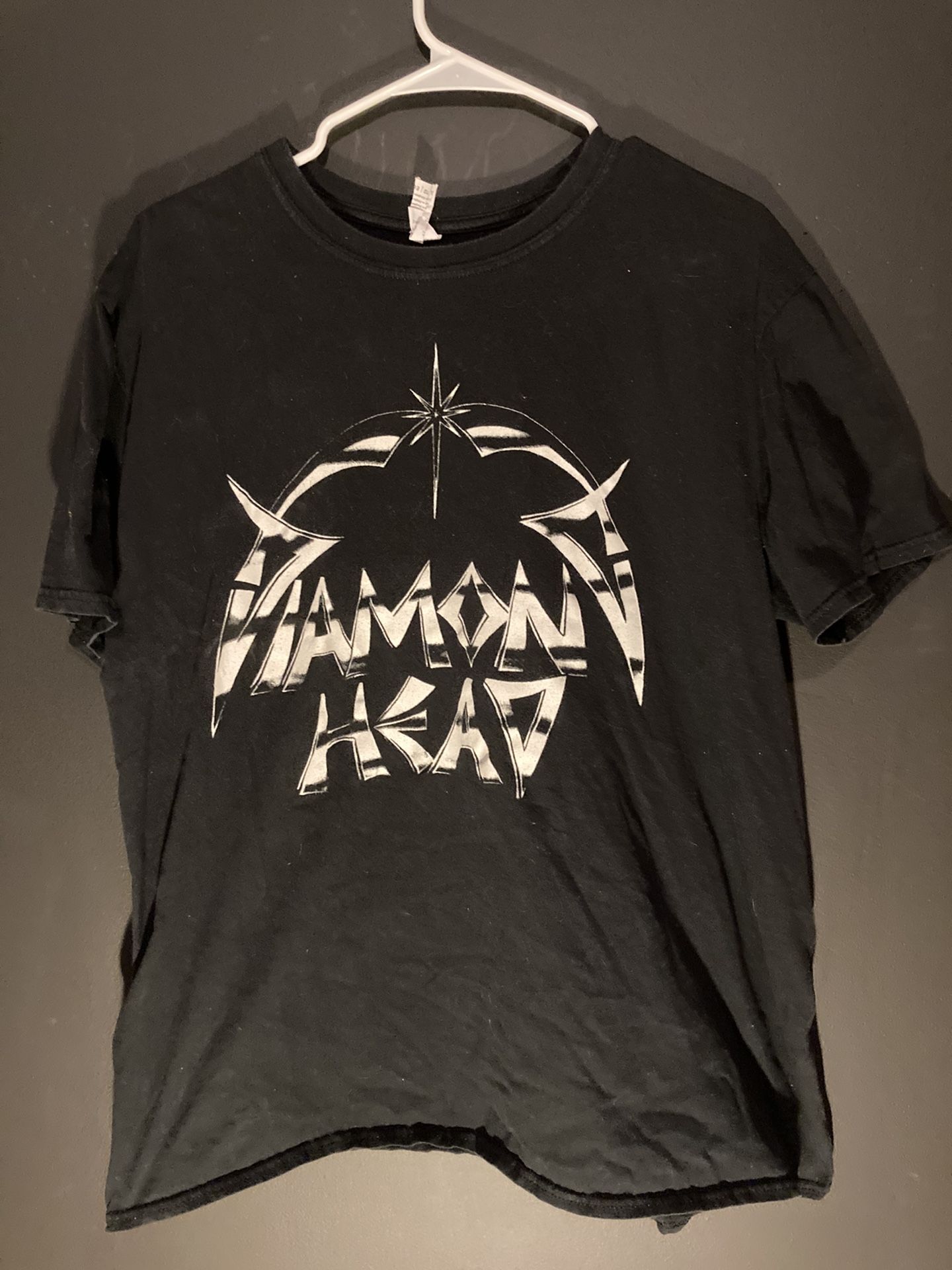Vintage Diamond Head Band Tee Shirt Mens XL