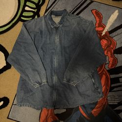 Fear Of For Essentials Denim Jacket Size XXL