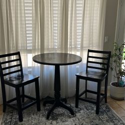 High Top Table & 2 Chairs 