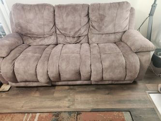 Reclining sofa and lovesear