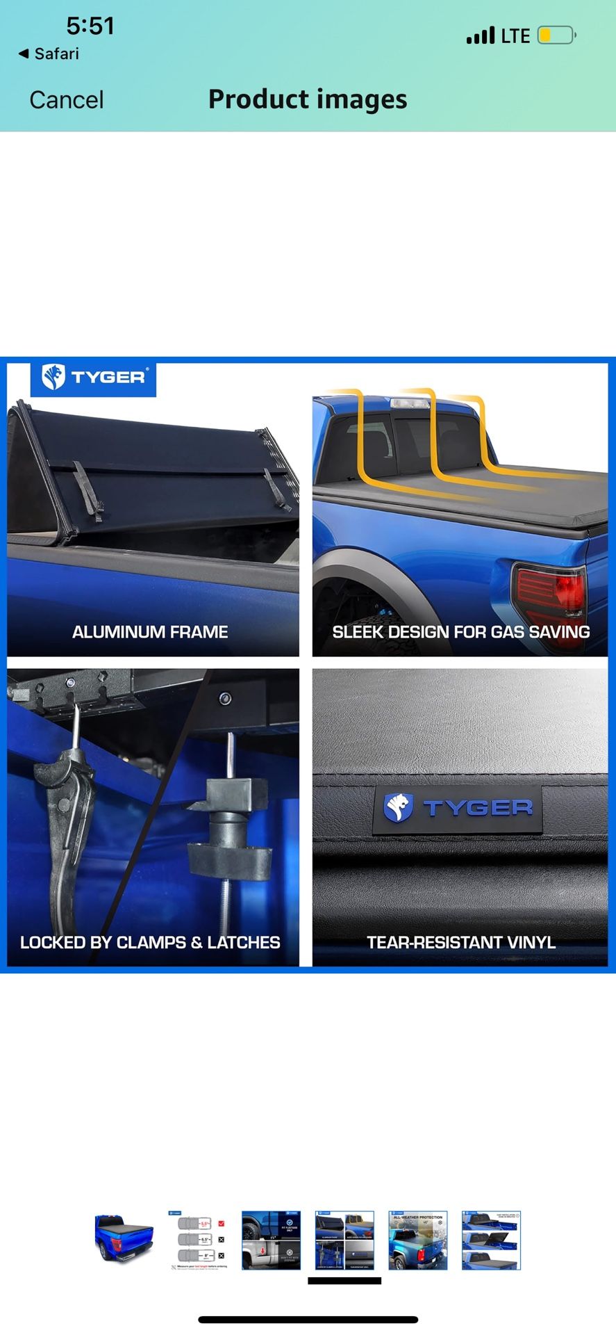 Tri Fold Tonneau Cover 
