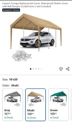 New 10 Ft X 20 Ft Canopy REPLACEMENT 