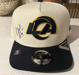 Signed LA Rams New Era 9Fifty Snapback Hat