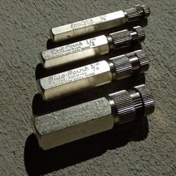 Internal Pipe Wrench Set 1" 1/2" 3/4" 3/8" Blue Point