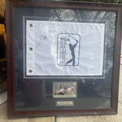 Camilo Villegas Signed flag