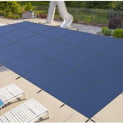 COVER Inground Pool Safety Cover, 16x32ft Rectangle Winter Safety Pool Cover for Inground Swimming Pools, Winter Pool Cover, Pool Covers for Inground