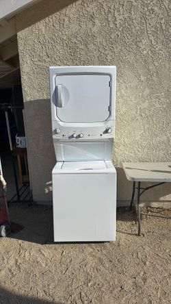 Stacked washer and dryer