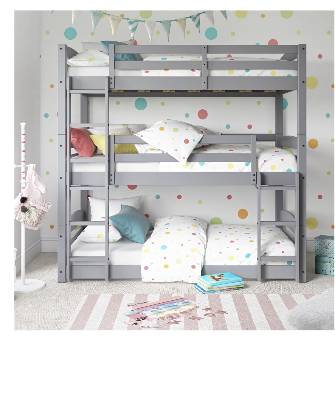 Triple bunk Bed That Can Be Separated